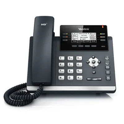 Produktbild von Yealink SIP-T42G Telefon, Rufnummernanzeige, Freisprechfunktion, Ethernet