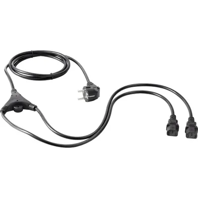 Obrázok produktu pre SY-5178378 Napájací Y-kábel čierny 2 m (SY-5178378)