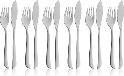 Immagine prodotto di WMF Virginia Fischbesteck-Set, 12-teilig, Cromargan protect® 3201112841 4000530644428