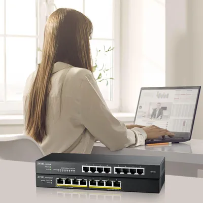 Produktbild von Zyxel GS1915-8, Managed, L2, Gigabit Ethernet (10/100/1000), Vollduplex