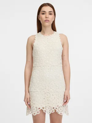 Produktbild von Orsay Cremefarbenes knielanges Kleid für Damen 1000847037000__L