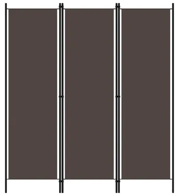 Obrázok produktu pre 3-panelový paraván hnedý 150x180 cm
