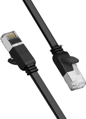 Obrázek produktu pro Ugreen Internet/Ethernet plochý síťový kabel RJ45/Cat6, UTP, 1000 Mb/s, 5 m - černý