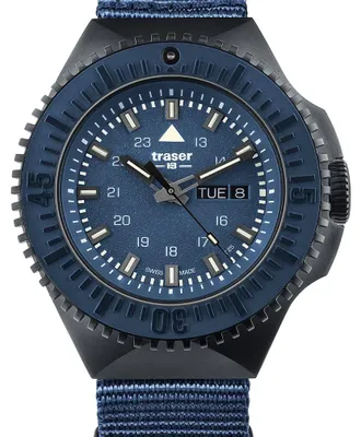Produktbild von Traser Herren Armbanduhr 109856, Quarz, Saphirglas, 20 ATM wasserdicht, Datum
