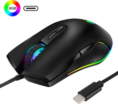 Produktbild von INF RGB Gaming Maus mit einstellbarer DPI und ergonomischem Design