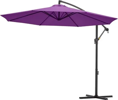 Produktbild von Sunula Ampelschirm 300 cm für Garten Balkon Terrasse, Lila