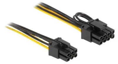 Obrázek produktu pro DELOCK Stromkabel PCI Express 6 Pin Stecker zu PCI Express