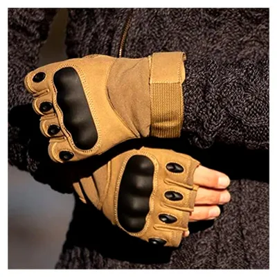 Produktbild von Fingerlose Handschuhe - für Jagd und Sport - rutschfest - Knöchelschutz