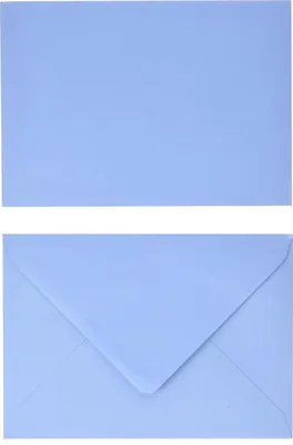 Produktbild von Clairefontaine Pollen Umschläge C5 Lavendelblau 120g/m² 20 Stück