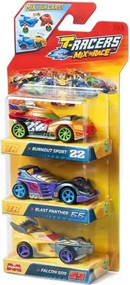 Produktbild von Multimarca Packung 3 Rennfahrer Mixn R Blister Durchsichtig Durchsichtig One Size