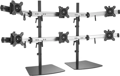Produktbild von HFTEK MP260S-N - Sechsfacher Monitorarm - Tischhalterung