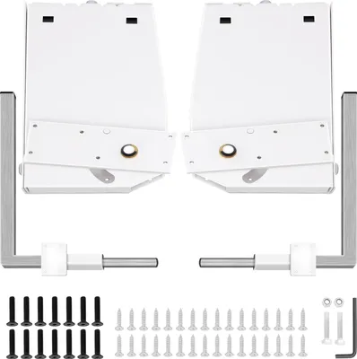 Produktbild von VEVOR Murphy-Montage-Wandfedermechanismus 450 kg, robuste Stützhardware, Betthalterung kompatibel mit 1,2–1,8 m Breite DIY-Kit für King-Size-Betten (vertikal), Weiß