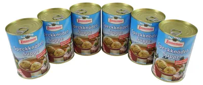 Produktbild von Speckknödel - Suppe 6er Pack (6 Dosen à 400 ml)