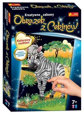 Produktbild von RANOK-CREATIVE Paillettenbild - Zebra 21983