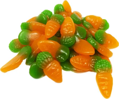 Produktbild Ravazzi Fruchtgummi Soft Karotten mit Orangengeschmack 1000g