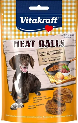 Immagine prodotto di Vitakraft Polpette di carne manzo e maiale snack per cani 80 g