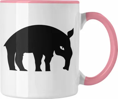 Produktbild von Trendation - Lustige Ameisenbär Tasse (Rosa)