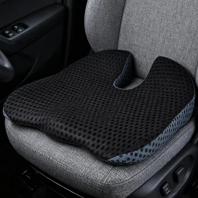 Imagen del producto de Omgoods - Cojín en forma de cuña ortopédico para asiento de coche - Cojín ergonómico para sentarse