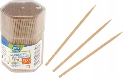 Produktbild von Bambuszahnstocher EXTRA 320 Stück
