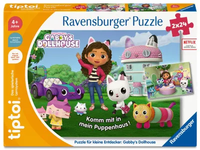 Obrázek produktu pro Ravensburger tiptoi Puzzle pro malé objevitele: Gabby’s Dollhouse - Ravensburger 236 - (Hračky / Puzzle)