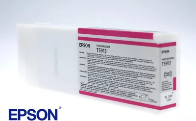 Immagine prodotto di Cartuccia d'inchiostro Epson magenta vivido T 591 700 ml T 5913