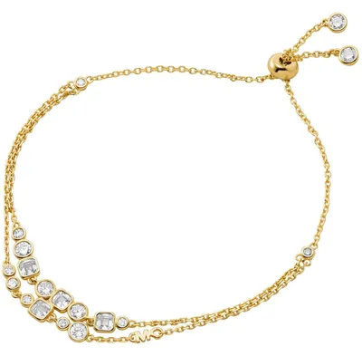Zdjęcie produktu dla Michael Kors MKC1770710 Bransoletka damska srebro 925 białe złoto 21,5 cm