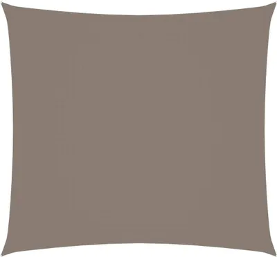 Image de Voile de parasol tissu oxford carré 3x3 m taupe