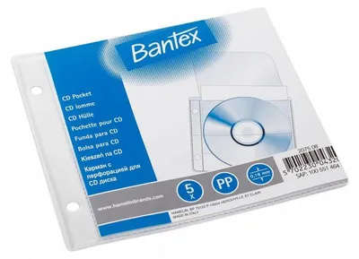 Produktbild von HAMELIN Groszkowa CD/DVD Hülle für Ordner Organisator