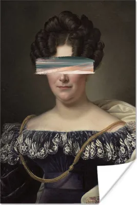 Produktbild von MuchoWow® Poster Johanna Henriette Engelen - Dubois Drahonet - Pastell 60x90 cm - Wanddekoration