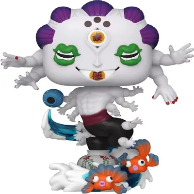 A Funko Pop! figure of Gyokko from Demon Slayer.