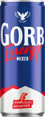 Image de Wodka Gorbatschow & Energy 10% Vol. (0,33 l)