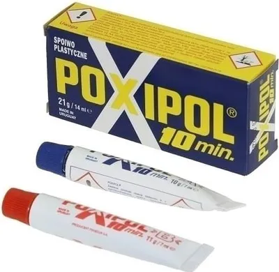 Zdjęcie produktu dla POXIPOL 10 min 21 g / 14 ml – klej epoksydowy dwuskładnikowy