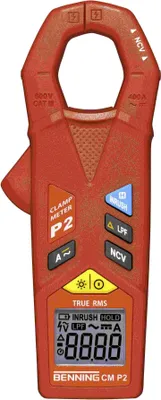 Immagine prodotto di Benning Pinza amperometrica digitale, Trms, 10 mA-400 A CA/CC, 23 mm, LPF, Hold, ZERO, 1 pz.