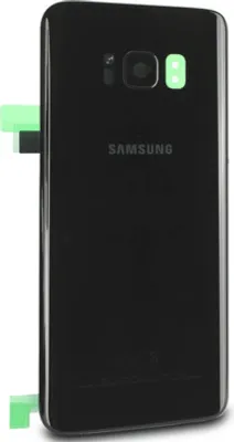 Produktbild von Akkudeckel kompatibel mit Samsung Galaxy S8 G950F, schwarz