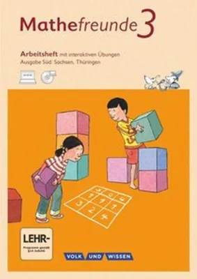 Produktbild von Mathefreunde 3. Schuljahr - Süd - Arbeitsheft mit interaktiven Übungen auf scook.de