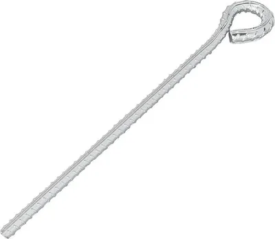 Immagine prodotto di Picchetto per tenda in acciaio zincato da 30 cm con occhiello