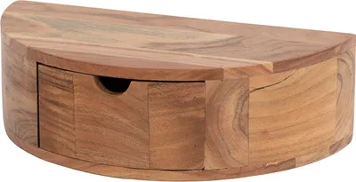 Produktbild von KAWOLA Nachttisch CAVE hängend Akazie massiv natur 1 Schublade