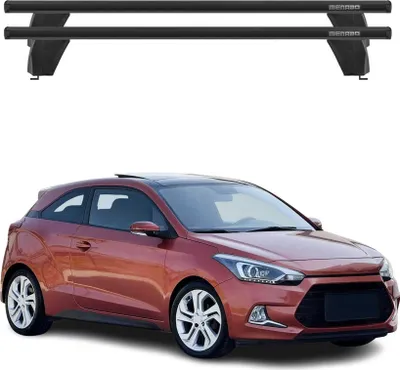 Produktbild von OMAC Menabo Dachträger Grundträger für Hyundai i20 Coupé 2015-2020 Alu Schwarz