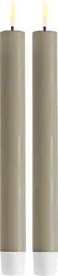 Produktbild von Deluxe HomeArt "Deluxe HomeArt LED Kerze Sand Set 2 Stabkerze 24cm"