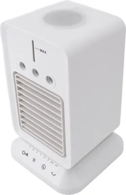 Obrázek produktu pro Přenosná klimatizace Multifunkční 3 úrovně oscilační sprej Zvlhčovač vzduchu Stolní vodou chlazený ventilátor pro domácí kancelář