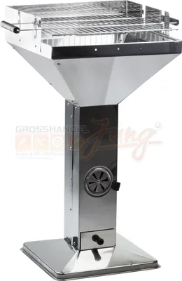 Produktbild von Säulengrill im Edelstahl Design "Madeira"