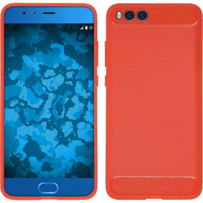 Produktbild von PhoneNatic Case kompatibel mit Xiaomi Mi Note 3 - rot Silikon Hülle Ultimate Cover