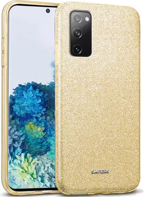 Image de Handy Case pour Samsung Galaxy S20 Cover Glitter Cover TPU, Gold