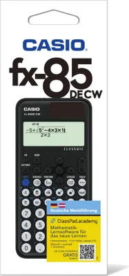 Zdjęcie produktu dla Casio FX-85DE CW, Kieszeń, Kalkulator naukowy, 12 cyfr(y), Bateria/Energia słoneczna, Czarny