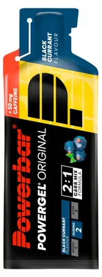 Image de Gel Energetique Cyclisme Cassis Cafeine - Coup De Boost Rapide Boite De 24 - Powerbar