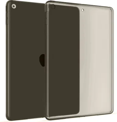 Produktbild von Hülle Kompatibel mit Apple iPad (10.2) (2019-2020) - Transparent Silikon Cover Case Schutzhülle in Schwarz