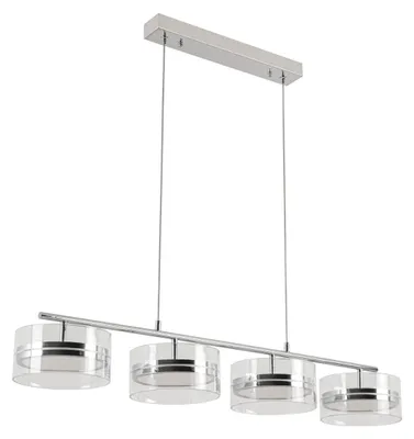 Produktbild von LED Hängeleuchte 48W, einstellbare Lichtfarbe (2500-4500K), Nachtlichtfunktion, Fernbedienung