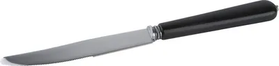 Produktbild von Galzone Tafelmesser Edelstahl mit schwarzem Griff