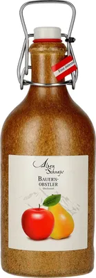 Image de Nannerl Alpenschnaps BAUERN-OBSTLER 38% Vol. 0,5l im Tonkrug