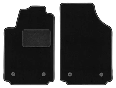Immagine prodotto di Tappetini anteriori in moquette per Audi A2 2000-2005 (hatchback) – 2 pezzi, neri, su misura – Wielganizator LUX